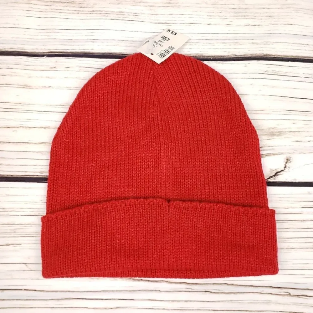 Aeropostale  red knit beanie hat 